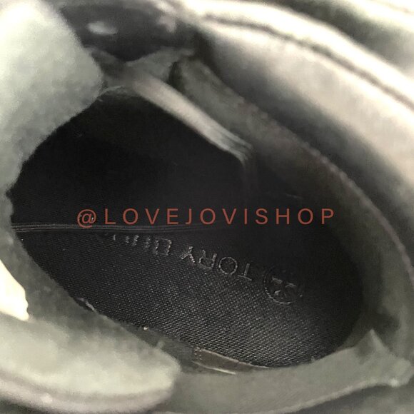 Athleisure | Tory Burch Suede Sneaker Boot | Black White Athleisure Comfy Winter - Picture 9 of 13